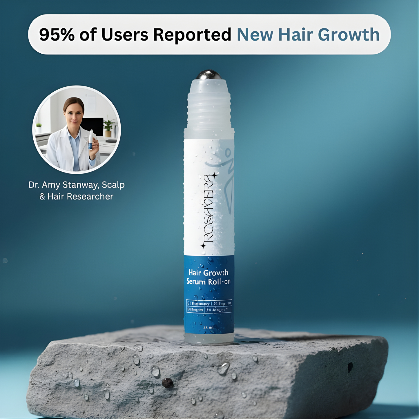 Rosavera™ Hair Revive Roll-On Serum