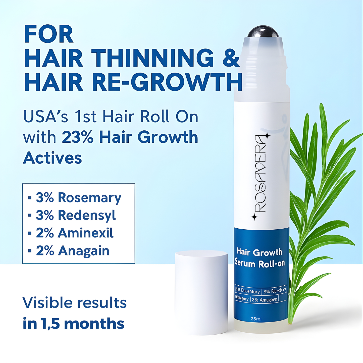 Rosavera™ Hair Revive Roll-On Serum